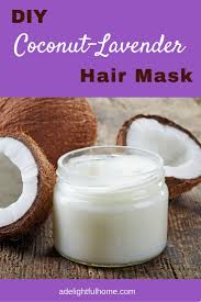 Diy Coconut Lavender Hair Mask Health Coconut Oil Healthy Coconut Oil Coconut Health Benefits