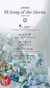 Gfriend apple terbaru dari group kpop asal korea ini sukses trending dengan lagu nya yang cukup unik dan enak di dengar. Gfriend Bagikan Daftar Lagu Untuk å›ž Song Of The Sirens Koreanindo