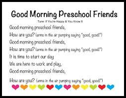 8 Songs To Begin The School Day Classroom Songs Kindergarten Songs Preschool Poems