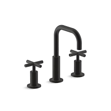 Check spelling or type a new query. Kohler Purist Widespread Bathroom Sink Faucet With High Gooseneck Spout 14406 3 Bl Rona
