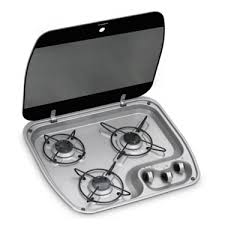 Finden sie handbücher und gebrauchsanleitungen jeglicher marken. Dometic Hbg 3445 Three Burner Gas Hob With Glass Lid 520 X 445 Mm