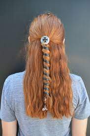 Biker Ponytail Wrap Black Leather 12 Ponytail Holder Ponytail Wrap Hair Accessories Hair And Beard Styles