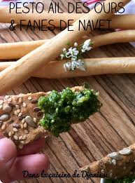 Pesto A L Ail Des Ours Et Fanes De Navet Fanes De Navet Ail Des Ours Navet