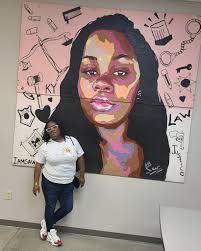 This portrait of Breonna Taylor's sister, Juniyah Palmer, was taken by  LaToya Ruby Frazier for Vanity Fair. She lived with Breonna, but wasn't  home the night she was killed by Louisville police.