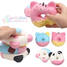 Kawaii Puni Maru Animal Donut Squishy Jumbo Size Cute Scented Kid Toy Random Kids Toys Best Kids Toys Cartoon Cake