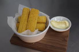 Deep fried salted polenta chips with truffle from the famous nopi recipe book. Facebook