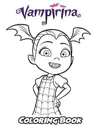 The story tells of a young vampire girl, who becomes the new kid in town when her family moves from transylvania, romania to pennsylvania to open a local bed and breakfast. Coloring Pages Ideas 93 Awesome Vampirina Coloring Page Image Coloring Home