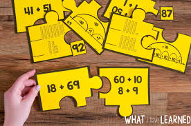 Free math worksheets for grade 2. Number Puzzles For Second Grade Math Stations