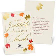 Everyone sends christmas cards.start a new trend this year and get your card in their mailbox first by sending thanksgiving cards. Falling Leaves Thanksgiving Card Pear Tree