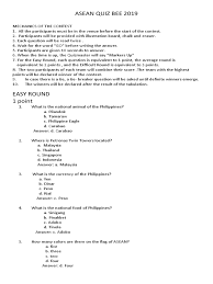 Here are ten cracking trivia questions and answers for you to kick off your quiz: Asean Quiz Questions And Answers 2019 Pdf