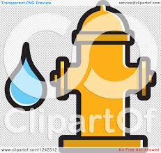 Bronze, silver and gold are for all the png images and backgrounds including the models. Clipart Of A Yellow Fire Hydrant And Water Drop Royalty Free Vector Illustration By Lal Perera 1242512
