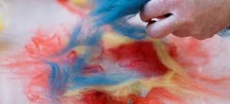 It's a fabric felting technique developed by fiber artist polly stirling where wool or fiber is felted through an open weave type of fabric such as silk chiffon. What S The Difference Between Wet Felting And Nuno Felting