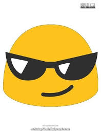 Exceptional Google Emoji Sun Shades Coloring Web Page Emoji Coloring Pages Emoji Funny Emoticons