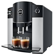Ultimate coffee enjoyment, ground from fresh beans and extracted at the touch of a button. Jura D6 Espresso Machine Platinum Whole Latte Love