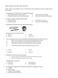 Perniagaan tingkatan 4 bab 1 (k1). Soalan Kertas 1 Perniagaan Spm