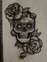 Roses And Sugar Skull Tattoo Designs Photo 4 Tattoos Skull Tattoo Design Sugar Skull Tattoos
