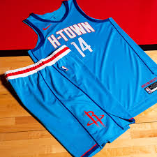 Like most city nickname jerseys, these would be better with the actual city name or team name on the front. Rockets Debut Baby Blue City Edition Jersey For 20 21 Season The Dream Shake