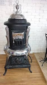 Antique Gurney Oxford Wood Coal Cylinder Stove Antique Wood Stove Coal Stoves For Sale Stove