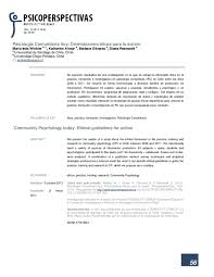 Su ciudad más importante es la capital, santiago de chile. Pdf Psicologia Comunitaria Hoy Orientaciones Eticas Para La Accion Diana Pasmanik Barbara Olivares And Maria Ines Winkler Academia Edu
