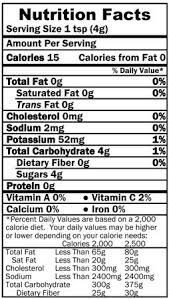 Coconut Sugar Nutrition Facts Sugar Nutrition What Is