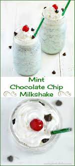Mint Chocolate Chip Milkshake How To Make Mint Chocolate Chip Milkshake Mint Chocolate Chips Mint Chocolate