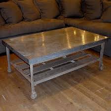Industrial Galvanized Coffee Table Hudson Goods Cart Coffee Table Coffee Table Coffee Table Pottery Barn