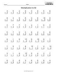 Multiplying 1 to 9 by 0 a math timed test worksheets addition. Multiplication Facts Teaching Squared