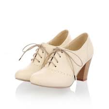 Pin By Alice Bardo On Bridesmaid Boots Vintage Oxford Shoes High Heel Oxfords Women Oxford Shoes