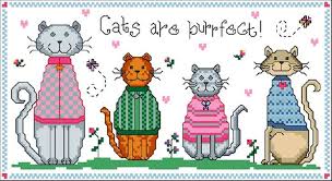 Check spelling or type a new query. Cats Are Purrfect Cross Stitch Pattern By Designs By Cathy