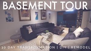 Rugs and textiles in general add dimension, texture, and color to a blank space, and do a great job of covering up old carpets and flooring. Basement Tour 2018 Renovation Lifestyle Youtube