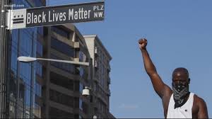 Commenced monday to make black lives matter plaza a permanent installation in the nation's capital. Black Lives Matter Plaza Sign Designed By Ddot Worker Wusa9 Com