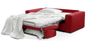 Paiement en 3x sans frais. Canape Convertible 2 Places Microfibre Rouge Canape Lit