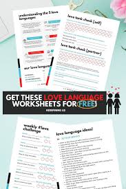 Love More Love Better Free Love Language Worksheets In 2020 Relationship Worksheets Love Languages Language Worksheets