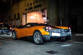 全球唯二橘身風神 pagani huayra 香港夜間出巡 g7 車庫柒號 sports car car bmw car