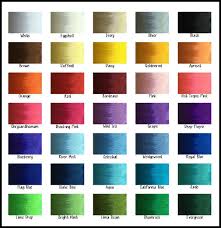 Thread Color Chart