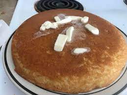 Make a well in the center. Homemade Super Thick Pancake 1 3 4 Inch Food