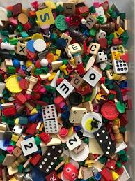 Game Pieces / 35 Plastic Game Pieces Assorted Mixed -- Great for Shadow  Boxes, Crafts, Etc. - Etsy