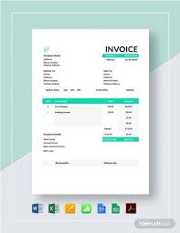Flower Shop Invoice Template Pdf Word Doc Excel Google Docs Apple Mac Pages Google Sheets Apple Numbers Invoice Template Letterhead Template Printable Invoice