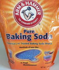 Look At Those Little Words There At The Bottom Of The Bag Of Baking Soda Did You Know That Baking Soda Was Helpful Pool Care In Ground Pools Pool Maintenance