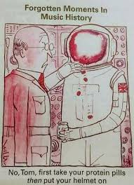Take Your Protein Pills And Put Your Helmet On Pin By Sebastian Newell On David Bowie David Bowie Bowie Art Bowie