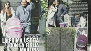L'attore, agitatissimo ma felice, ha annunciato la notizia sul suo profilo ufficiale facebook. Enrico Brignano E Flora Canto Escono Dall Ospedale Con La Piccola Martina