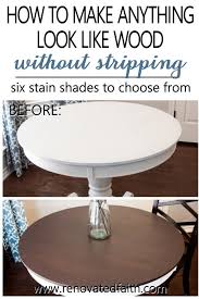 How To Apply Paint That Looks Like Stain 6 Stain Shades To Pick From In 2020 Staining Furniture Painted Furniture Rustic Furniture Diy