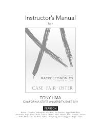 The machine can make 20 kinds of drinks using arabica coffee beans the machine will be leased to a business for a fee. Karl E Case Ray C Fair Sharon E Oster Instructor S Manual For Priciples Of Macroeconomics 11th Edition