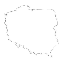 Blue polygonal vector map of poland. Blank Outline Map Of Poland Schools At Look4