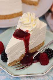Beat cream cheese, 1 cup sugar and vanilla with electric mixer on medium speed until well blended. No Bake Vanilla Cheesecake Back To Basics Jane S Patisserie