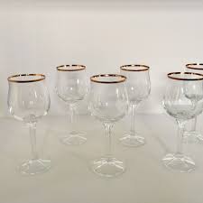 Check spelling or type a new query. Other Set Of 6 Crystal Goblet Wine Glasses Gold Trim Poshmark