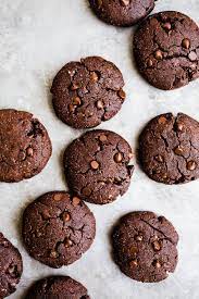 Vegan Double Chocolate Peanut Butter Cookies Salted Plains Recipe Chocolate Peanut Butter Cookies Chocolate Peanut Butter Recipes Peanut Butter Cookies