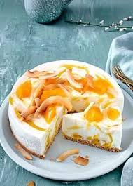 Cheesecake A La Mangue Dessert Tres Appetissant Cheesecake A La Mangue Dessert Mangue Gateau Mangue