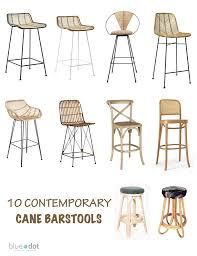 Host your guests in style in your outdoor seating space with a commercial grade stool set to enhance your bar, kitchen island, or entertaining area. 10 Contemporary Cane Barstools Cane Is A Natural Material For Use In A Natural Setting And Is Used Mainly As Outdoo Rattan Furniture Cane Furniture Furniture