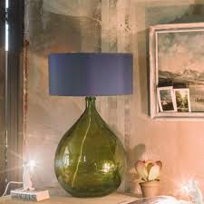 Adding a glass table lamp to your room will instantly give it a serene look. Lamp Green Lamp Table Lamp